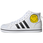 Adidas Neo Bravada Mid Smiley Patvarūs Neslystantys Lengvi Auk&scaron;takulniai Riedlenčių Batai Vyrams Riedlenčių Batai Balti Geltoni Juodi G54949 40⅔