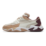 Puma Storm Patogūs Universalūs Sportiniai Retro Žemi Batai Moteri&scaron;ki Kedai Balti Rudi 372409-01 35.5