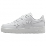 Nike Air Force 1 Low Drugelio Moteri&scaron;ki Kedai Balti Juodi IH4480-100 40.5 white