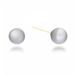 MILTON STELLE Grace Black Pearl 14K AUKSO Auskarai MSJ-E9131YGJD single type