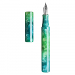 WANCHER Kaleido Fontanas KALEIDO Meno Kolekcija Fontaninis Plunksnakotis, Žalias, Shisui, 12-&scaron;onė Prizmė, [WANCHER Plunksnakotis] (EF Labai plonas) žalia