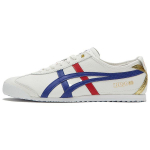 Asics Mexico 66 Balti Tamsiai Mėlyni Auksiniai Unisex Sportbačiai D507L-0152 47