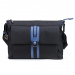 LANVIN en Bleu Krep&scaron;ys su nuleistais pečiais A4 Nr.588112 Juodas