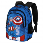 Sac &agrave; dos Running PLUS - Captain America Gears - Bleu - Taille Unique mėlyna