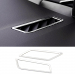 Skirtas Volkswagen VW Golf 8 MK8 2022 nerūdijančio automobilio centrinės konsolės oro kondicionieriaus ventiliacijos angos dangtelio apdailai juoda