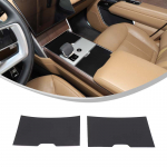 ABS Carbon Fiber For Range Rover Vogue L460 -25 Central control water cup holder decoration panel cover Trim Car Accessories matinė juoda spalva
