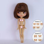 ICY DBS Blyth lėlė BJD sąnarinis kūnas įdegusi oda matinio veido rinkinys lėlė 1/6 30cm mergaitės dovana Anime SD One Size