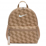 Nike Brasilia 11L Logotipas Poliesterio Mini Kuprinė Moteri&scaron;kos Kuprinės Bukas HV6481-200 Beech Tree