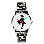 Swatch FREEZE TIME Laikrodis ant rie&scaron;o SO29Z147 Baltas balta