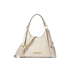 Michael Kors MK Arlo Metalinis raidžių logotipas Verslo odinė pirkinių krep&scaron;ys Moteri&scaron;ki krep&scaron;iai Baltas 35S3GW7C1L-289 Basic Set (Bag+Dust Bag)