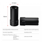 Didelio tikslumo RTK GNSS antena Helix Positioning UAV Nepilotuojama transporto priemonė GPS antena Pozicionavimas GLONASS Beidou Galileo Atsparus vandeniui HX-301A