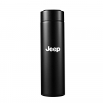 Jeep automobiliui Nerūdijančio plieno I&scaron;manusis termosas LED ekranu Temperatūra Jeep Renegade Patriot Wrangler Cherokee Co