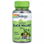 Solaray True Herbs Juodojo graikinmedžio 500 mg daržovių kapsulės, 100 vnt.