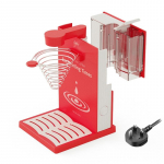 Nerūdijančio plieno kavos virimo aparatas virtuvės kavos prietaisas pusiau automatinis kavos aparatas kavos virimo aparatas la&scaron;elinis aparatas US raudona