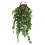 Imitacinės rožių ir vynmedžių dekoracijos sienų dirbtinių gėlių kompozicijoms namams / biurams / kavinėms