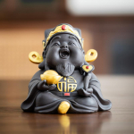 keramika Dievas Turto skulptūros ir figūrėlės Kinijos mitologinės figūros Namų svetainė Biuras Turto Sėkmė Feng Shui Dekoras