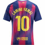 Nike FC Barcelona 2025/26 Stadiono Namų Mar&scaron;kinėliai Vyrams Nike Dri-FIT Futbolo Replika HJ4590-456 M yellow
