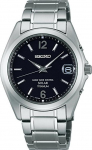 SEIKO SELECTION SBTM229 Saulės energija maitinamas Radijo bangomis valdomas Laikrodis su datos rodymu Juodas Grynasis titano korpusas ir apyrankė [Seiko Laikrodis] Vyri&scaron;kas Laikrodis, Maitinamas, Valdomas, Kalendorius, Ciferblatas,