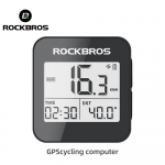 1x ROCKBROS GPS dviračio kompiuteris atsparus vandeniui IPX6 belaidis spidometras profesionalus