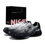 Nike Initiator Atsparūs trinčiai Žemi Bėgimo Bateliai Vyri&scaron;ki Juodi Balti 394055-100(Team1053-LD) 44.5