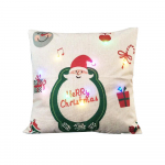 18 * 18 colių / 45 * 45 cm Lininė spalvota LED &scaron;viesa Linksmų Kalėdų pagalvėlės užvalkalas dekoratyvinė sofa Style E