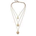 Daugiasluoksniai monetų karoliai moterims Bohemian Choker Fashion Jewelry auksas
