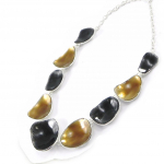 Dolce Vita [I5446] - Collier Cr&eacute;ateur 'Nora' noir marron