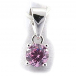 Les Tr&eacute;sors De Lily [J9537] - Pendentif Argent 'Essentiel' rose 5 mm ry&scaron;kiai rožinė