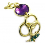 Dolce Vita [M4348] - Bracelet Cr&eacute;ateur 'Coloriage' vert violet