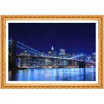 5D Deimantinis Miesto Naktinio Peizažo Deimantinis Paveikslas Kryželiu Rinkinys Deimantinės Siuvinėjimo Ra&scaron;tas Cirkonis 20X30CM