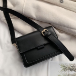 SCIONE Krep&scaron;iai Moteri&scaron;ki Nauji Laisvalaikiai Paprasti Rudens ir Žiemos Vieno Peties Messenger Retro Port Style Mažas Kvadratinis Krep&scaron;ys 16cm*6cm*19cm juoda