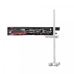 GM961 aliuminio vertikalios grafikos plok&scaron;tės laikiklis, vieno atraminio lizdo laikiklis stalinio kompiuterio korpuso vaizdo plok&scaron;tė