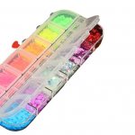 12 tinklelių / dėžutės nagų blizgučiai, ypač ploni, pasidaryk pats, mini fluorescenciniai manikiūro gabalėliai moterims 5