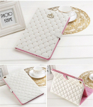 Karūnos dizaino odinis dėklas, skirtas iPad 9.7 2017 2018 Air1 2 10.5 air3 10.2 mini apsauginė plan&scaron;etė Atsparus smūgiams stovo dangtelis Coque Pro11 2018 2020 2021