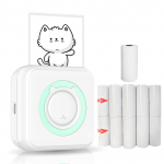 &bdquo;Viskas viename&ldquo; nuotraukų spausdintuvas Daugiafunkcis ne&scaron;iojamasis spausdintuvas Belaidis momentinis mini spausdintuvo palaikymas BT mėlyna