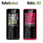 Atnaujintas originalus Nokia 301 dviejų SIM kortelių mobilusis telefonas