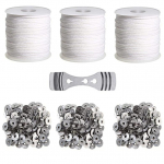 &bdquo;Pasidaryk pats&ldquo; žvakių dagties medžiaga &bdquo;Candle Wick&ldquo; kostiumas, kvepiantis žvakių gaminimo rinkinys