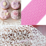 Naujas nėrinių silikoninis pelėsio formos Sugar Craft fondant mat torto dekoravimo kepimo įrankis