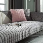 Vienspalvis neslystantis sofos užvalkalas, storas mink&scaron;tas pliu&scaron;inis sofos pagalvėlės rank&scaron;luostis, skirtas svetainės baldams. 70x150cm 1pcs