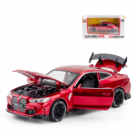 1:32 M4 kupė lydinio sportinių automobilių modeliai, liejiniai ir žaislinės transporto priemonės, metaliniai žaisliniai automobilio modeliai, garso &scaron;viesos modeliavimas, kolekcija, dovana vaikams 1/32-size: 16*7*4.5cm raudona
