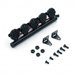 LED &scaron;viesos stogo lempos priedų rinkinys 6 žibintų pakeitimas, skirtas 1/10 Traxxas TRX4 Trx4 Axial SCX10 type 2-6pcs juoda