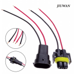 1 pora H8 H9 H11 ki&scaron;tukinio lizdo adapteris, skirtas automobilio rūko žibinto jungties kabeliui priekinių žibintų lemputės lemputės laido priedas