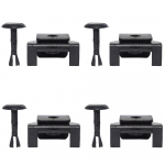 Automobilio sparno buferio įdėklo įdėklas, purvaslapių apsaugos kniedė, skirta Toyota Camry XV30 XV40 2002 - 2011 Land Cruiser Prado J120 J150 4 Kit