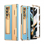 Prabangus &bdquo;Zfold4&ldquo; odinis telefono krep&scaron;io dėklas, skirtas &bdquo;Samsung Galaxy Z Fold4 Fold 4 Fold3 Fold 3&ldquo; 5 g smūgiams atsparus stiklinis plėvelė Coque