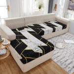 Sofos sėdynės pagalvėlės užvalkalas gyvenamajam kambariui, tamprus spausdintas sofos užvalkalas L formos kampinis sofos užvalkalas Funda sofos elastingas sofos užvalkalas Normal Size (S)-1pc