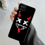 Telefono dėklas, skirtas Samsung Galaxy A70 A70s A50 A30s A04s A20s A20e A02 A02s A03 A42 M31 M13 dangtelis baisus &scaron;ypsena skeletas demonas velnias Samsung M31