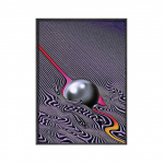 Tame Impala Glastonbury koncerto plakatas Vintažinis spalvingas drobės paveikslas Retro sienų srovės Nuotraukos gyvenamojo kambario namų dekoravimui 21cm&times;30cm NoFrame