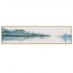 Girtas grožio rytieti&scaron;kas naujas kini&scaron;kas pie&scaron;imas ra&scaron;alu peizažo peizažas Dekoratyvinis tapymas Miegamasis prie lovos peizažo tapybos kambarys 20cm&times;40cm NoFrame