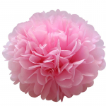 Atostogų reikmenys 10  (25 cm )Pūkuotas servetėlės ​​​​Pom Poms Kabantys rožių gėlių kamuoliukai girliandos Vestuvių kūdikių du&scaron;o vakarėlio dekoravimas 25CM