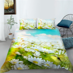 3D maža margumyno ra&scaron;to patalynė viengulė dvigulė lova viso dydžio augalinis chrizantemos ra&scaron;tas pagalvės užvalkalas ir antklodės užvalkalas 2 arba 3 patogus namų dekoravimas AU Double 180x210cm